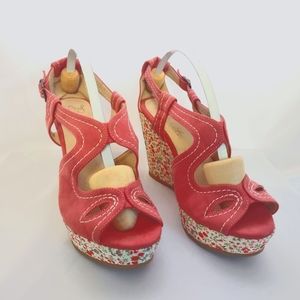 Bebetta platform wedges size 38 US (7.5)